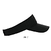 Visera Tenis Ace Sols - Color Negro / Blanco